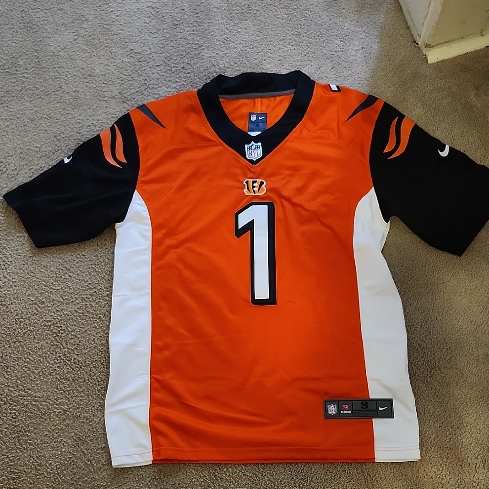 NFL Orange and Black Bengals Jersey